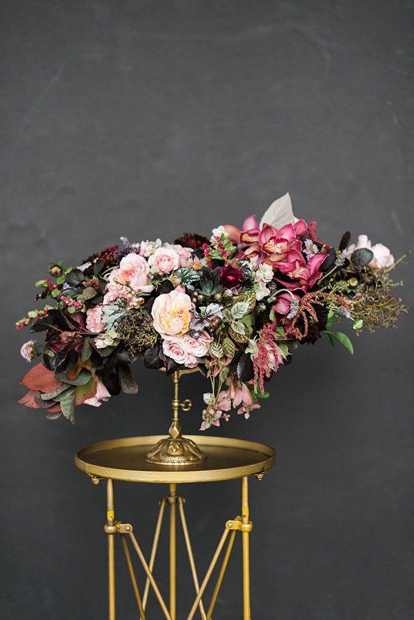 Mariage - Dramatic Floral Centerppiece