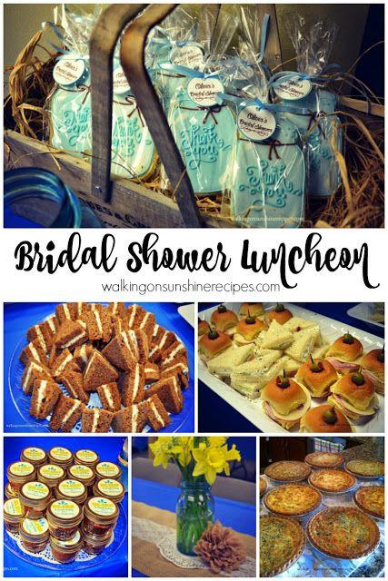 Hochzeit - What To Serve For A Bridal Shower Luncheon