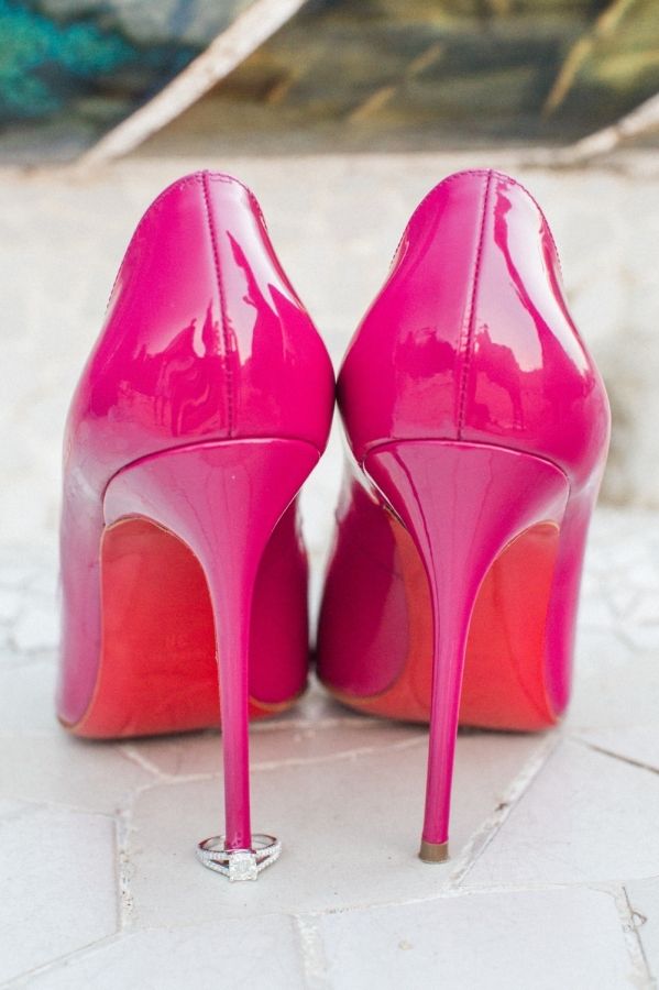 Wedding - He Proposed With A Pair Of Pink Louboutins... And A Stunning Ring!