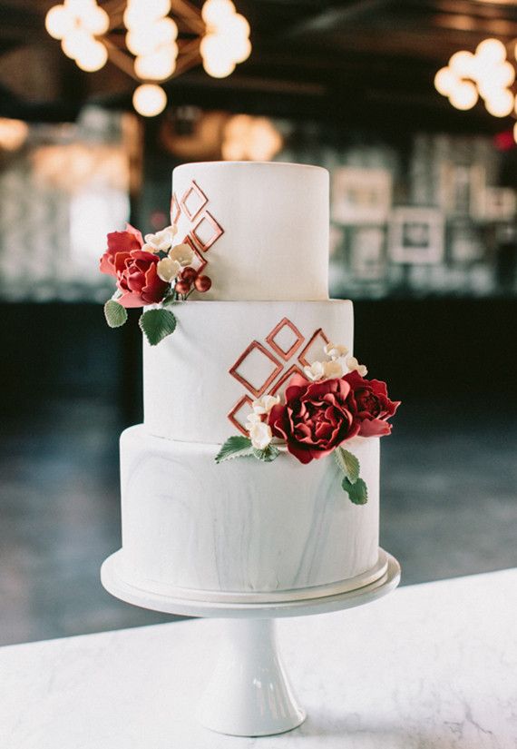 زفاف - Marbled Wedding Cake 