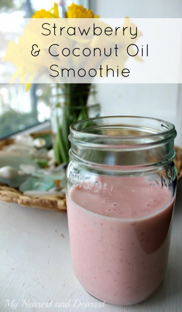 Mariage - Strawberry Coconut Oil Smoothie