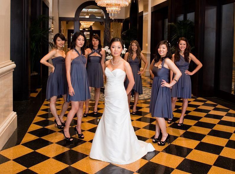 Hochzeit - Convertible Infinity Bridesmaid Dress