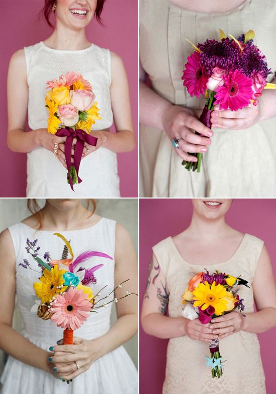Hochzeit - DIY: How I Made My Own Wedding Bouquet!  - A Beautiful Mess
