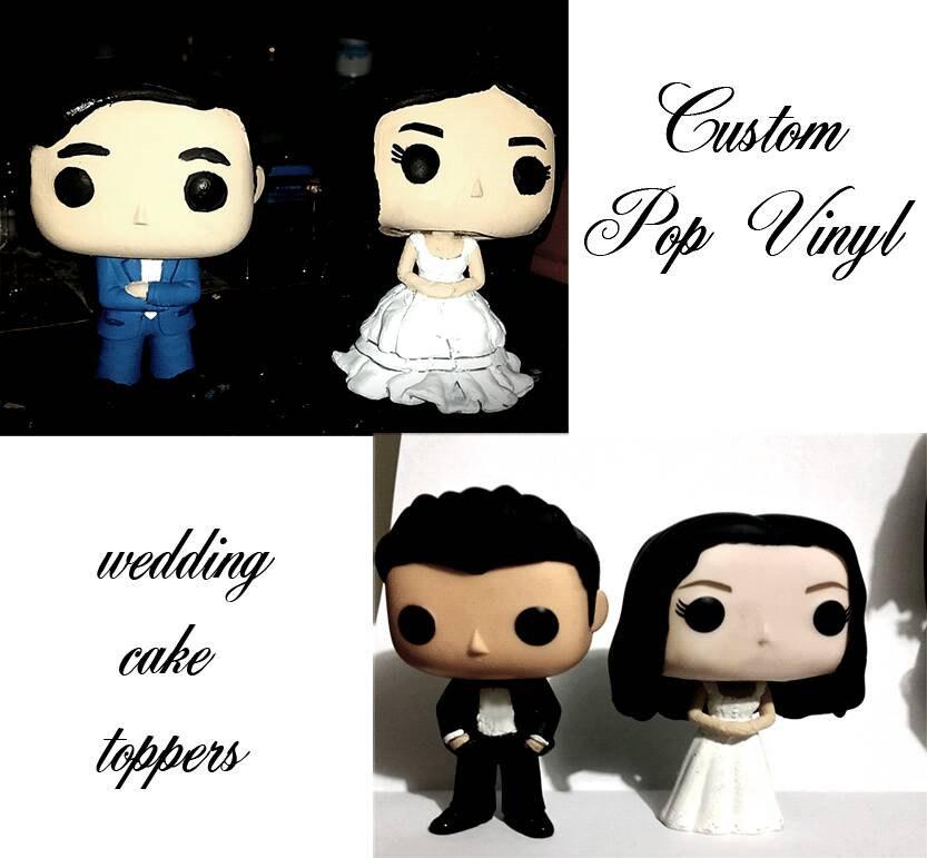 Hochzeit - Pop vinyl wedding toppers
