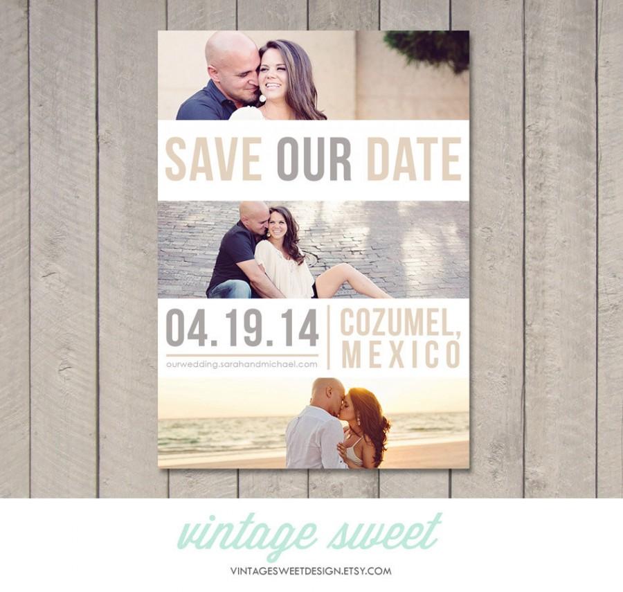 Save The Date Card / Magnet (Printable) By Vintage Sweet #2519945