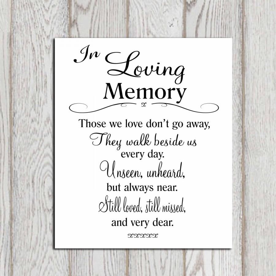 funeral plaque quotes about memories