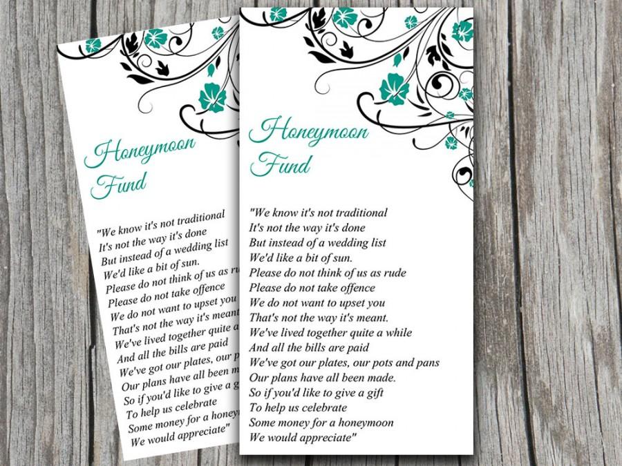 Hochzeit - Wedding Honeymoon Fund Card "Finola" 