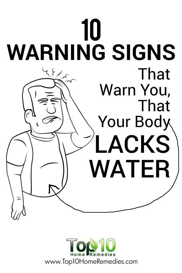 Mariage - 10 Warning Signs That Your Body Is Lacking Water