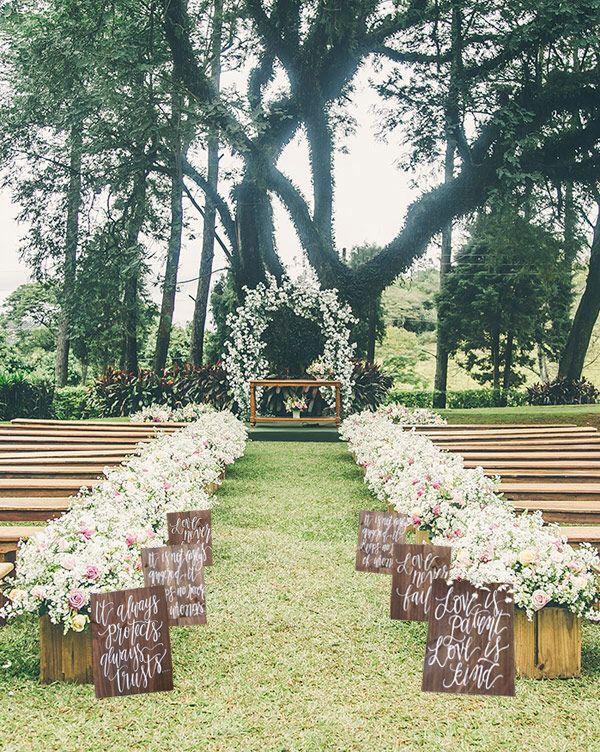 1 Corinthians 13 Wedding Aisle Signs, Love Is Patient, Love Is Kind