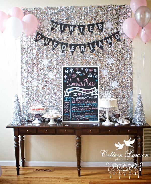 Свадьба - {reader Style} A Winter Onederland First Birthday Party