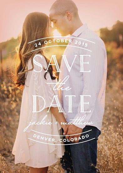 Hochzeit - Sweet Embrace Save The Date Cards
