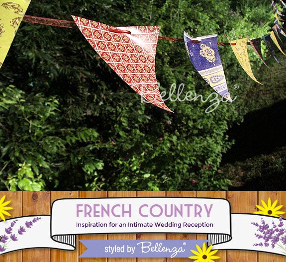 Mariage - French Country Theme: An Intimate   Rustic Wedding Reception
