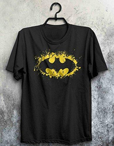 زفاف - Men's Batman Logo Distressed Adult T-shirt