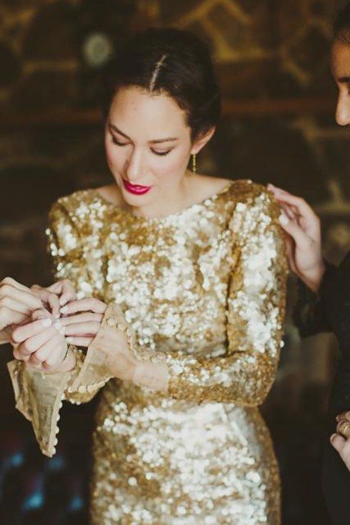 زفاف - Golden Wedding Dress