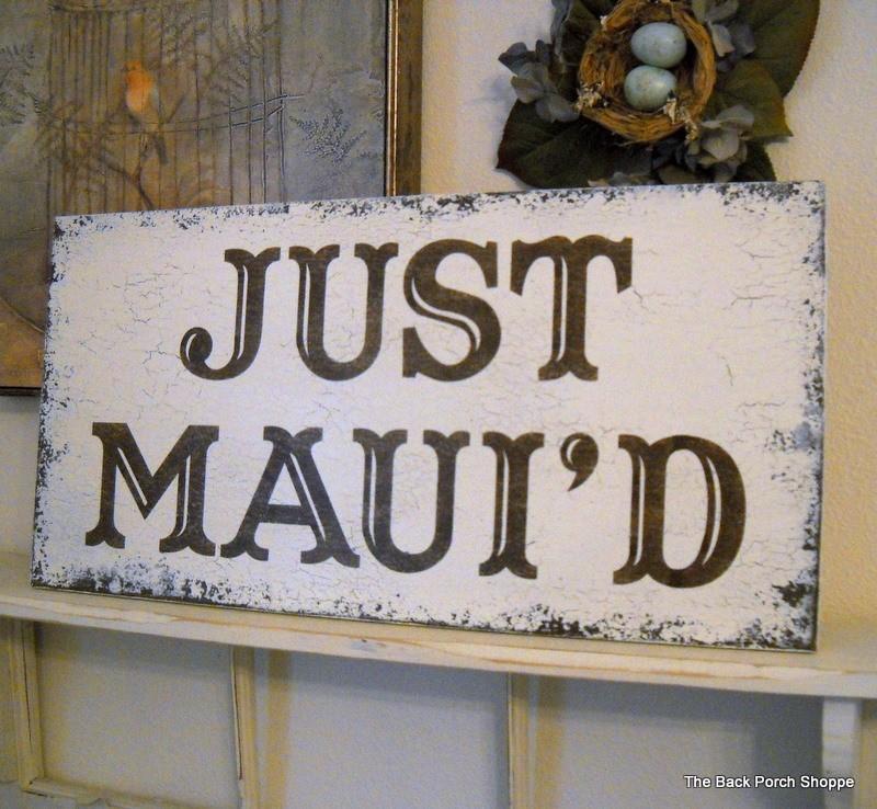 Mariage - JUST MAUI'D for Hawaii or Maui Weddings 24 x 12