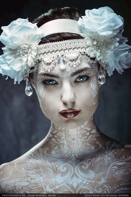 زفاف - CLEARANCE SALE White Flower Headdress