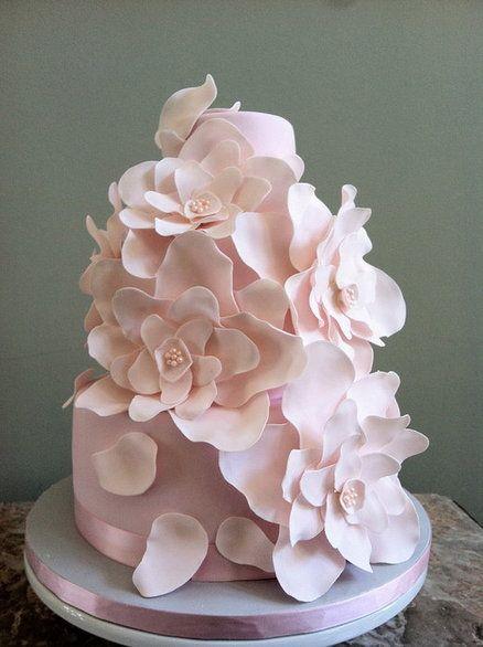 Wedding - Simply Pink! - CakesDecor