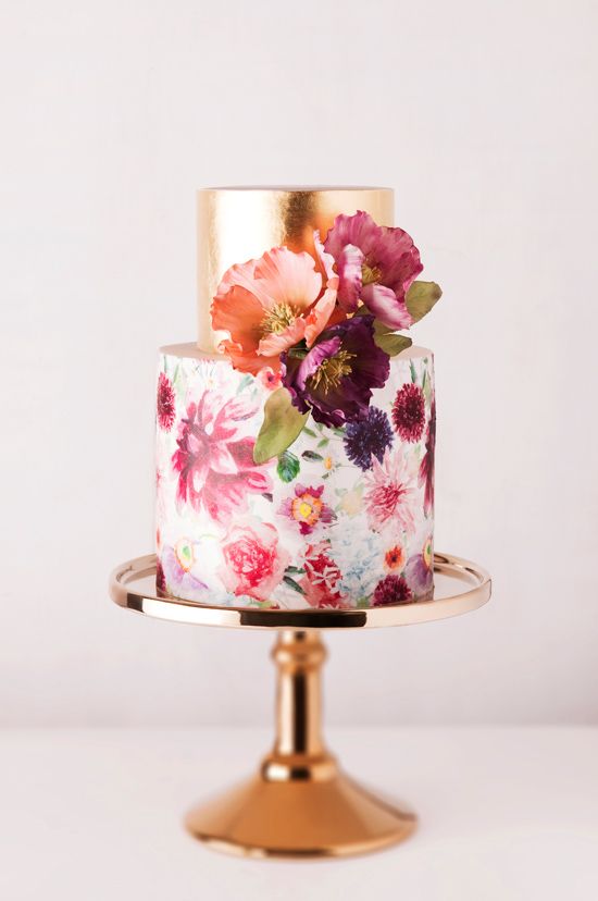 Wedding - 10 Wedding Cake Trends, From 'Naked' Layers To Modern Geometrics Slideshow Photos