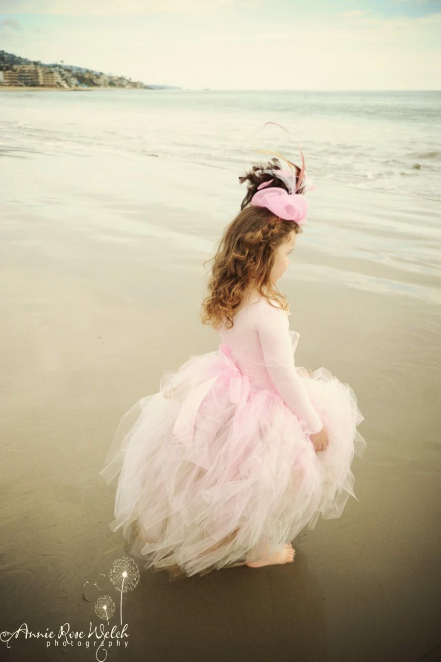 Hochzeit - Soft Pink Natural Tones Three Tier Layered Petti Tutu for Girls Birthday, Weddings, Bridal, Flowergirls, Pageants
