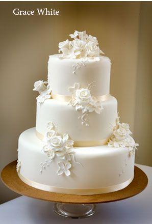 Свадьба - Gorgeous White Layered Cake