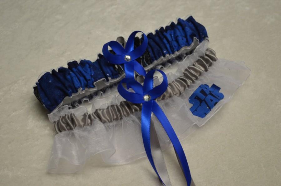 زفاف - NEW Handmade wedding garters keepsake and toss STAR WARS wedding garter set