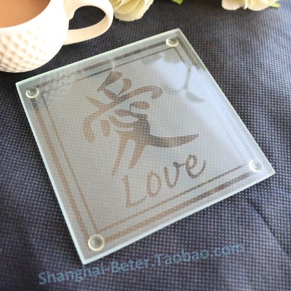 زفاف - Chinese Wedding Favor or Asian LOVE Coaster Favours BD038