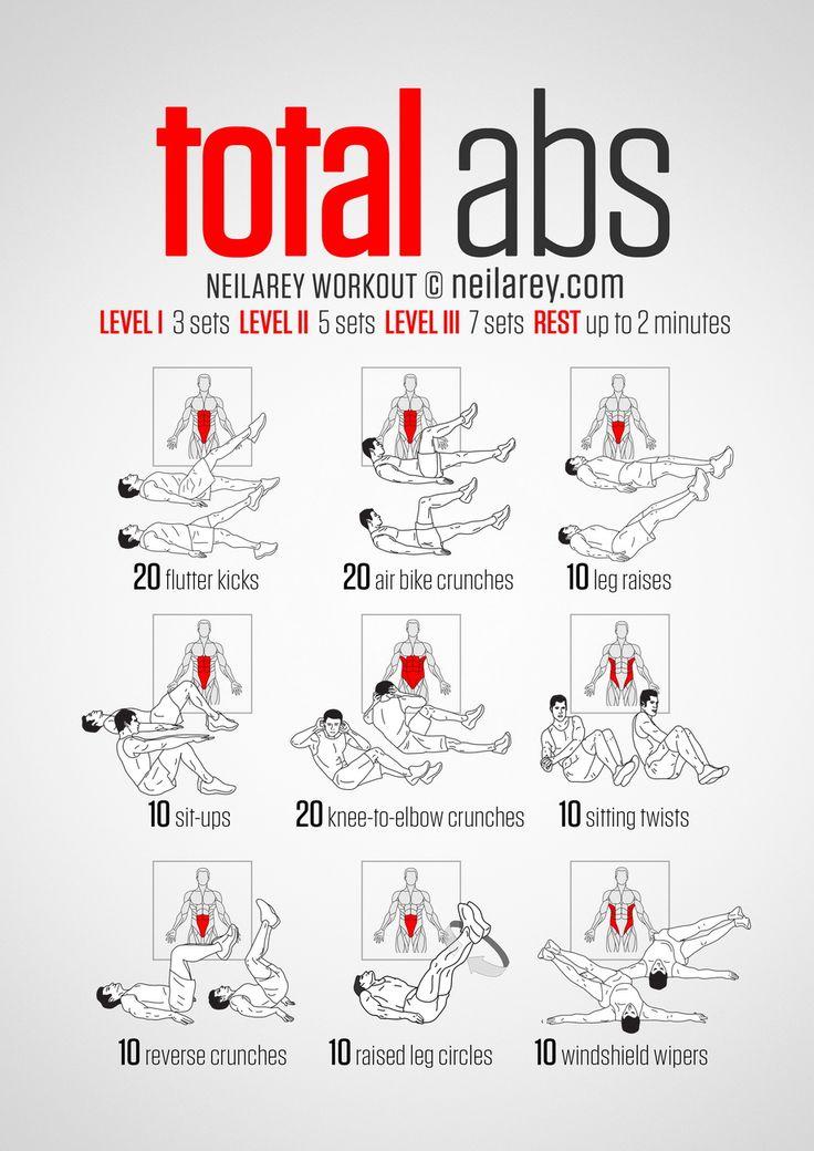 Total Abs 30 Day Program by DAREBEE (With images) | Abs 