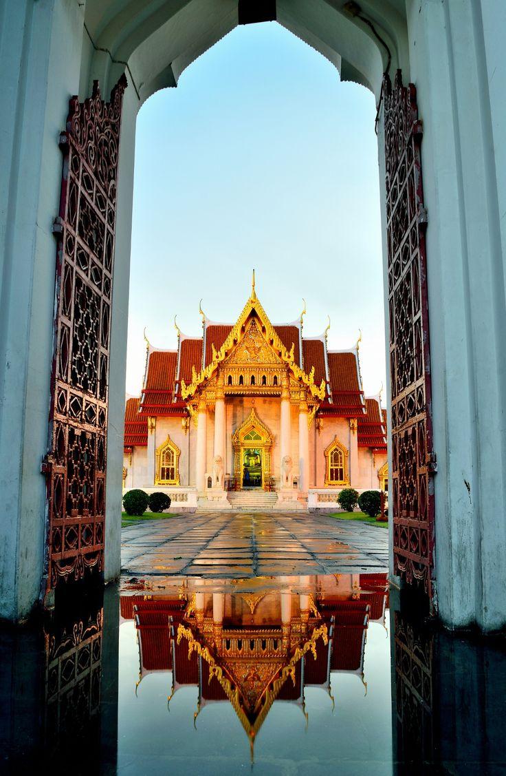Свадьба - Wat Benchamabophit,The Marble Temple , Bangkok, Thailand