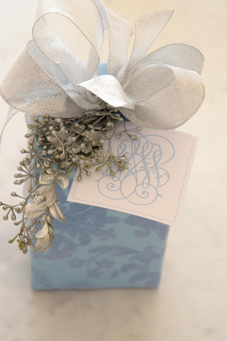 Hochzeit - It's A Wrap - Blue And White