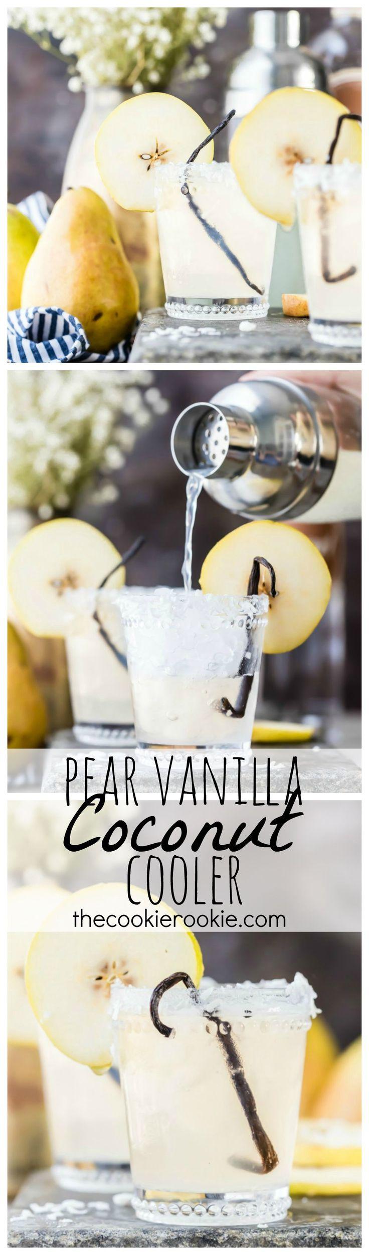 Hochzeit - Pear Vanilla Coconut Cooler