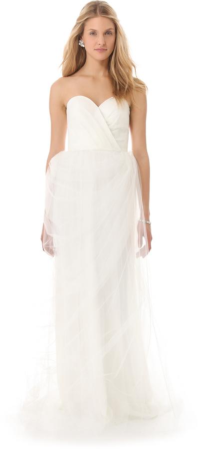 Mariage - Love, Yu Stars Plunge Sweetheart Gown