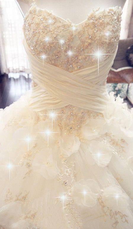 Mariage - Princess Ball Gown Wedding Dress Sweetheart