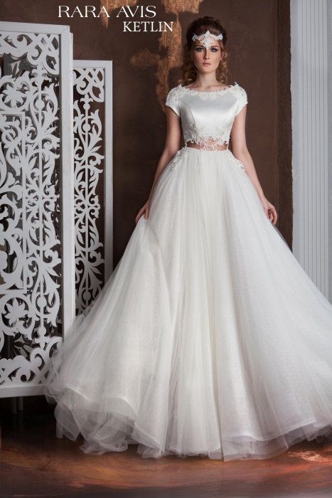 Mariage - Unique Wedding Gown KETLIN, Simple Wedding Dress, Bride Dress, Boho Wedding Dress, Princess Wedding Dress, Sexy