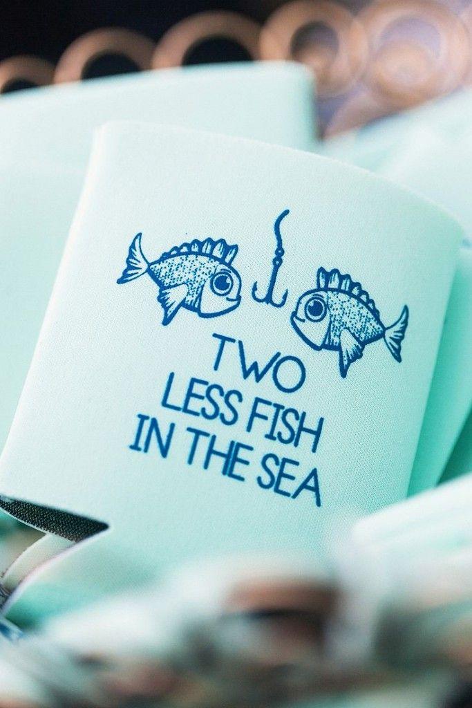 Mariage - 23 Most Creative Wedding Favor Koozies Ideas For Your Wedding Party