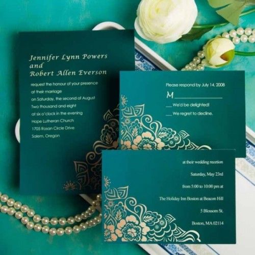 زفاف - 40 Trendy Emerald Green Wedding Ideas 