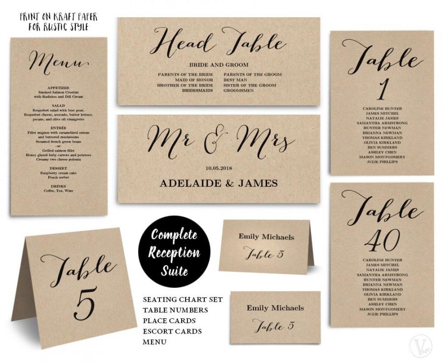 wedding seating labels