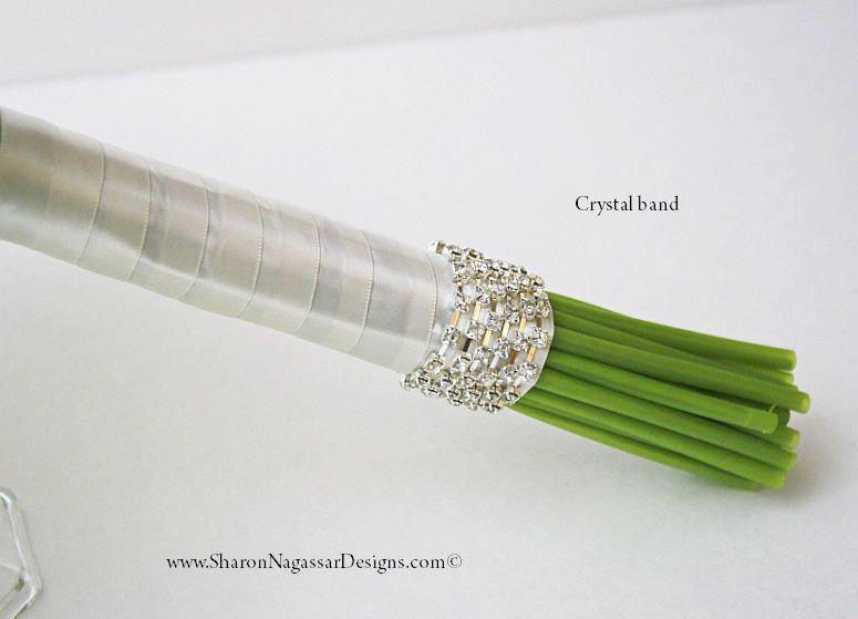Wedding - Bouquet handle, ribbon, WRAP STYLES, Real Touch Flowers, bouquets, wedding flowers, PACKAGES, corsages, boutonnieres/buttonholes