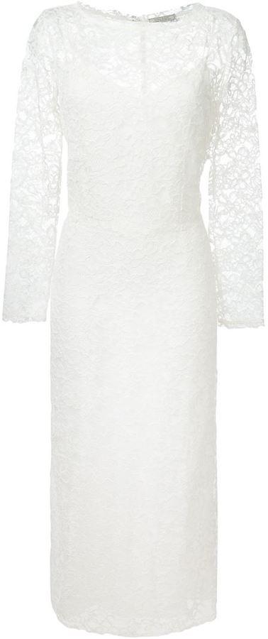 Wedding - Nina Ricci floral lace bridal dress