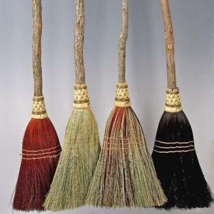Wedding - Rustic Wedding Broom in your choice of Natural, Black, Rust or Mixed Broomcorn