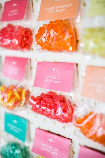 Mariage - Jelly Bean Favor Set Up 