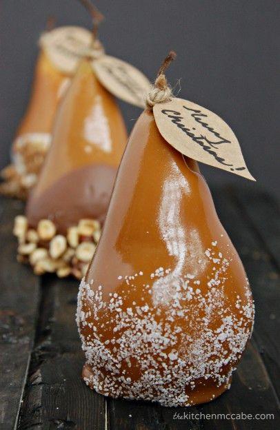 Hochzeit - Caramel Dipped Pears