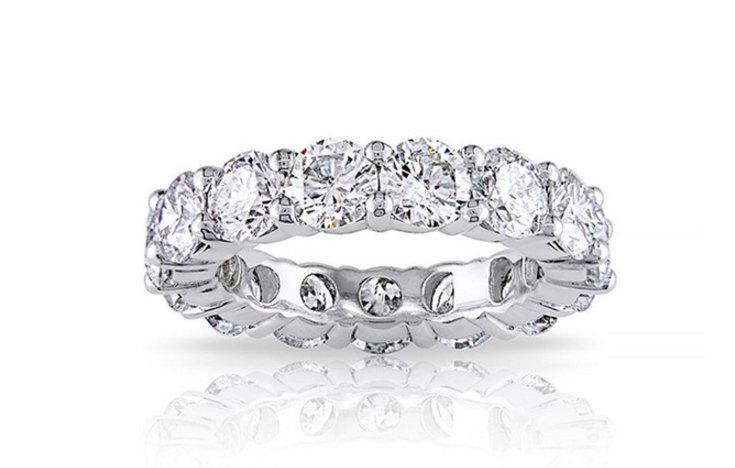 Свадьба - 5.00 CTTW Cubic Zirconia Eternity Band in Sterling Silver
