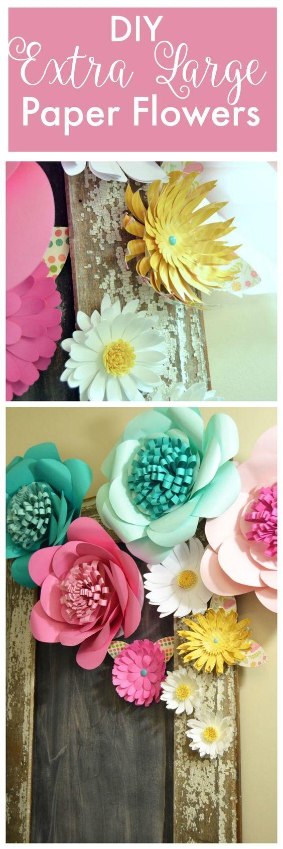 Свадьба - How To Make Huge Paper Flowers