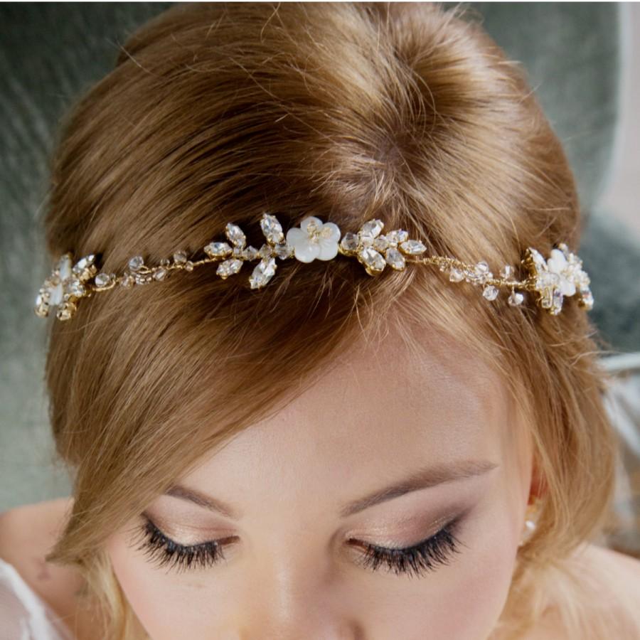 Hochzeit - Bridal Headdress Headband 