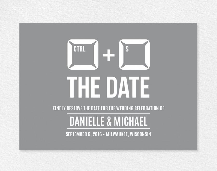 Wedding - Funny Save The Date, Save the Date Printable, Unique Save The Date, Save the Date Template, Wedding Printable, PDF INSTANT DOWNLOAD 