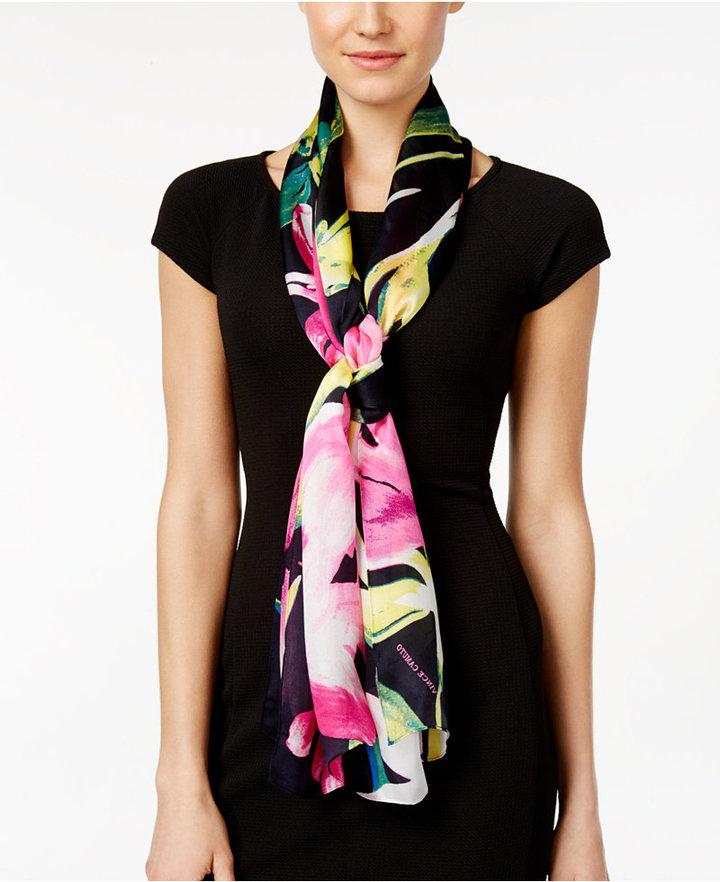 Mariage - Vince Camuto Bold Strokes Silk Oblong Scarf