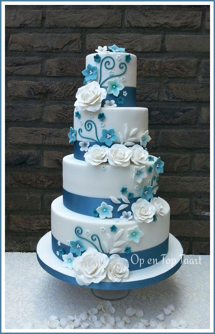 Wedding - Op En Top Taart - Weddingcakes/Tiered Cakes & Cupcakes 