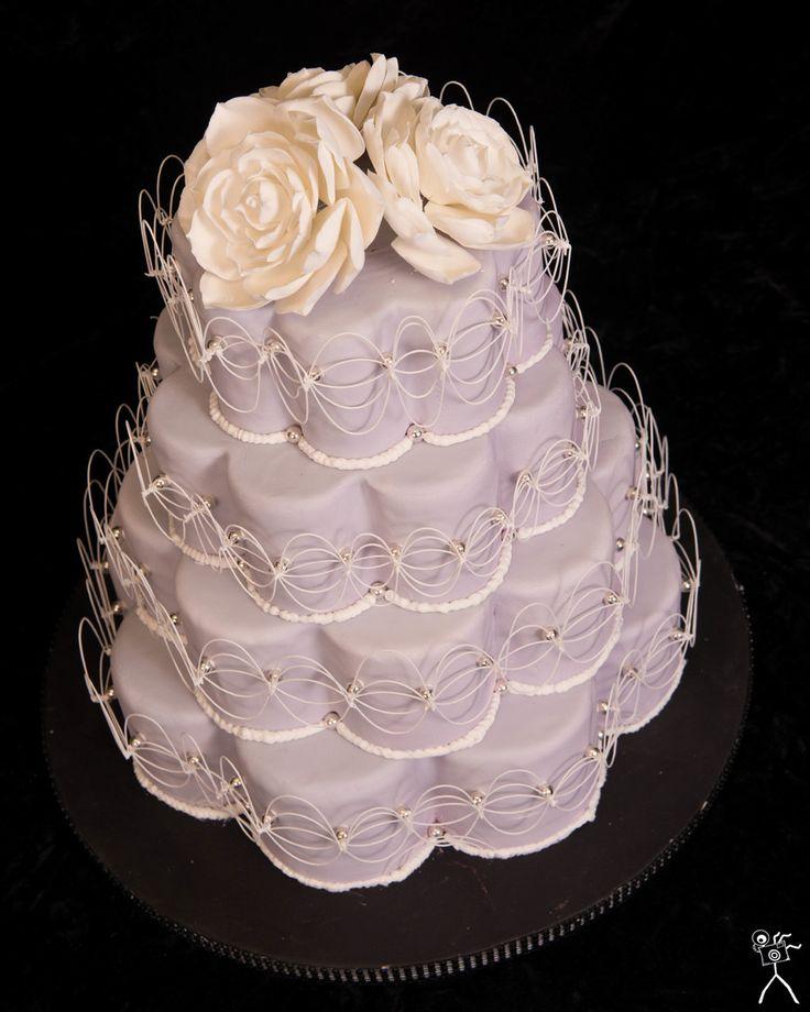Wedding - Petal Shaped Wedding Cake Succulent Flowers Top An Oriental Stringwork Inspired Cake This Won 3rd Place In Wedding Beginners At That Takes