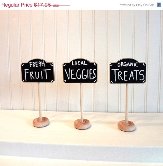 Mariage - 4 Chalkboard Table Stands-FARMERS MARKET Collection-Buffet Labels, Chalkboard Signs, Wedding Chalkboards, Chalkboard Label Stands