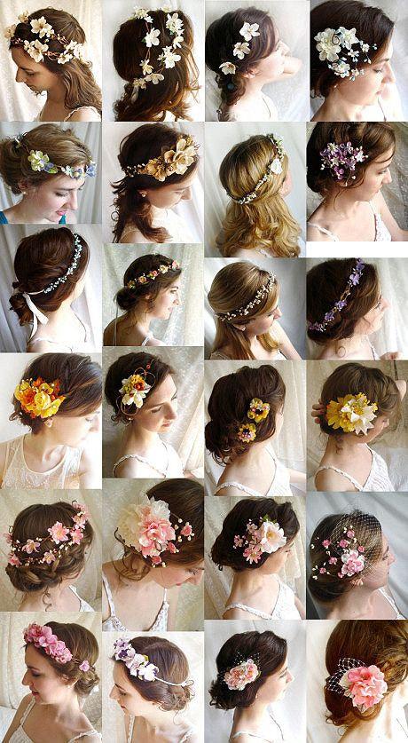 Свадьба - 24 Ways To Look Stylish With Flowers In Your Hair :-) - Fashion Up Trend